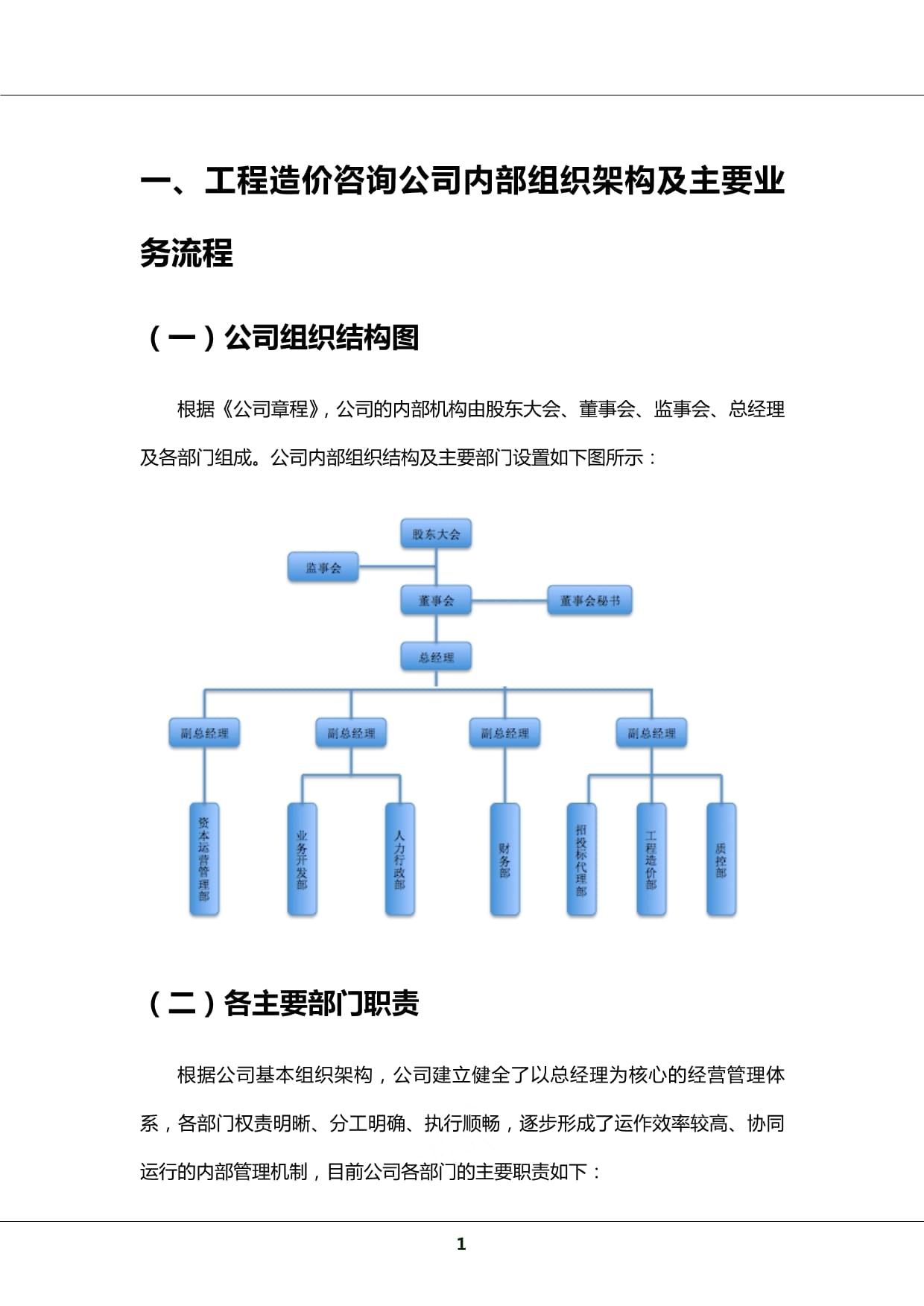 2019年工程造價(jià)咨詢公司組織結(jié)構(gòu)、部門(mén)職能、業(yè)務(wù)流程、商業(yè)模式、行業(yè)現(xiàn)狀研究